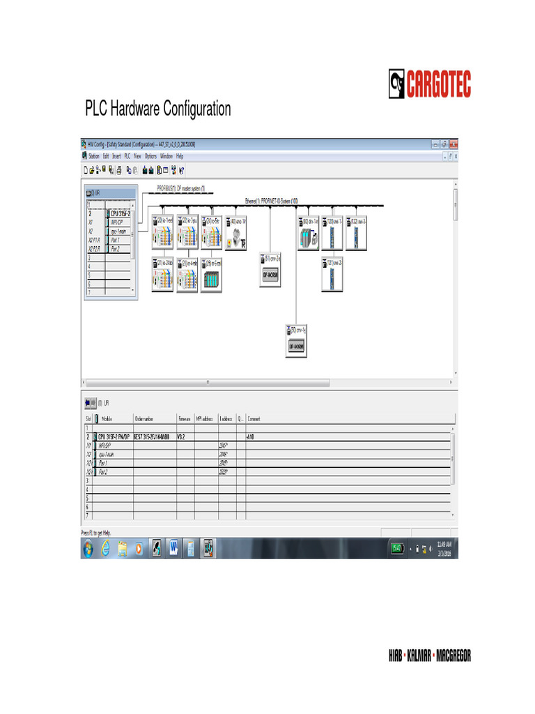 PLC Hardware Configuration Guide | PDF | Computer Network | Ip Address