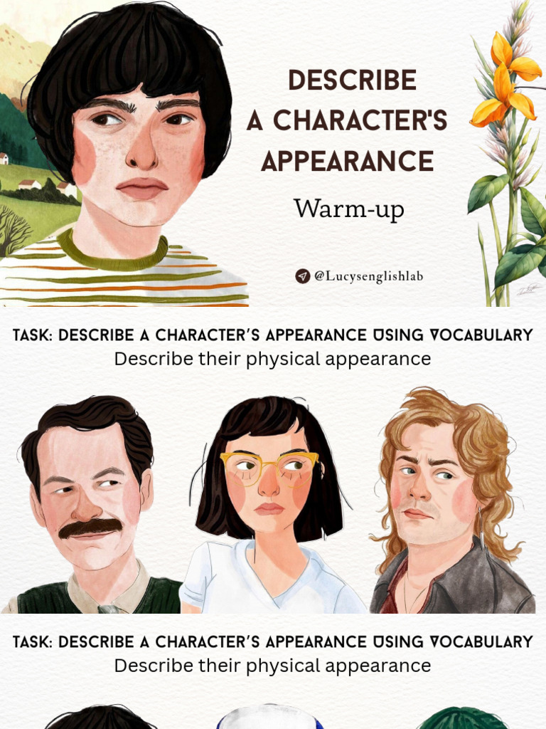 Character Appearance Description Guide | PDF