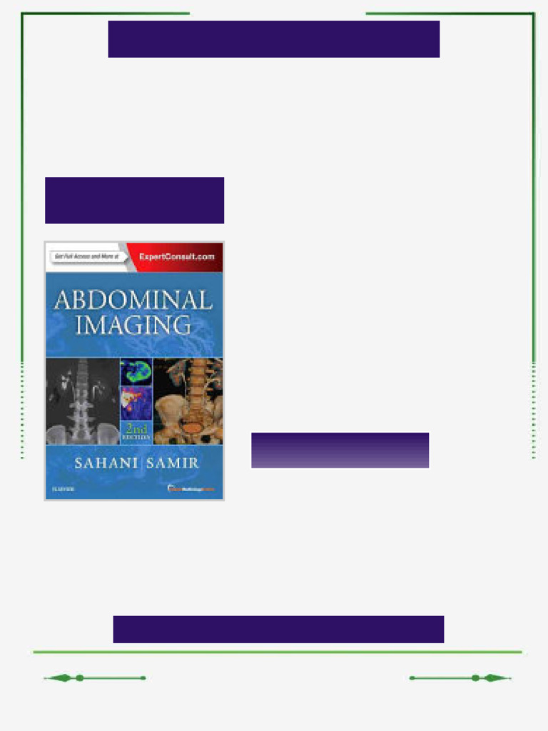 Abdominal Imaging: Expert Radiology Series 2nd Edition Dushyant V ...
