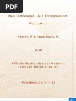 AVO Attibute Analysis Reservoir Characterization