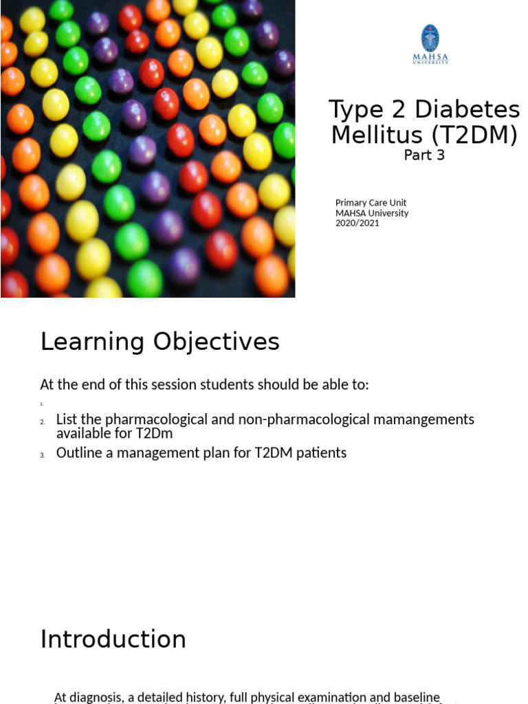 Type 2 Diabetes Management Strategies | PDF | Diabetes | Diabetes ...