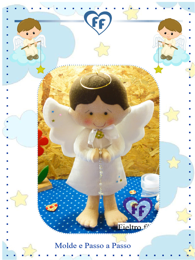 Molde y Guía para Hacer un Angelito | PDF