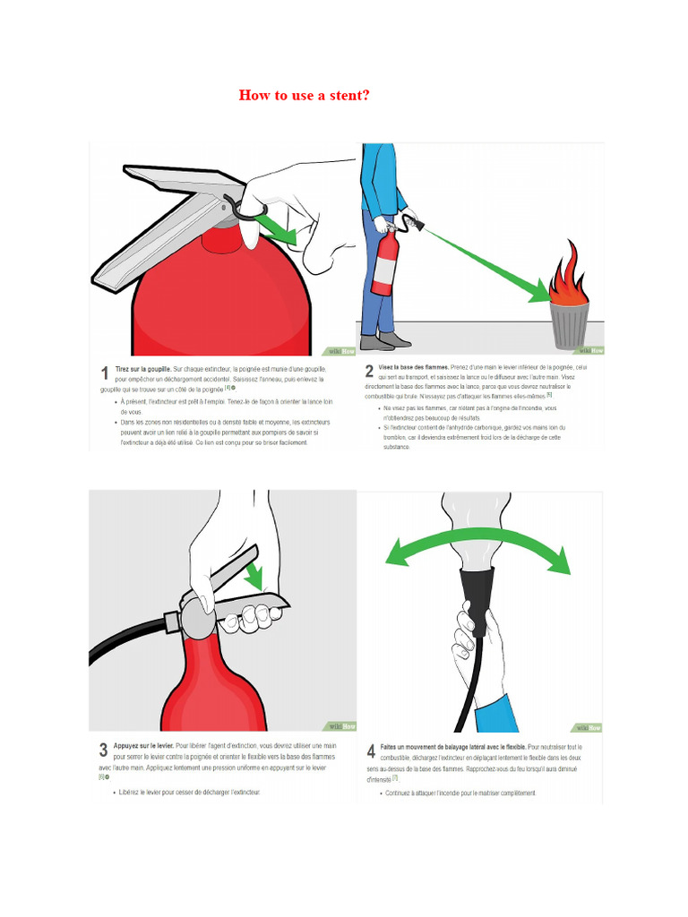 How To Use A Fire Extinguisher | PDF