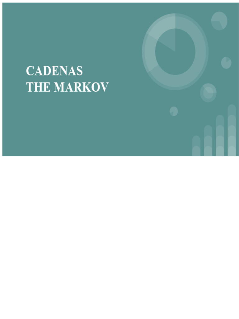 Markov chains | PDF | Markov Chain | Stochastic Process