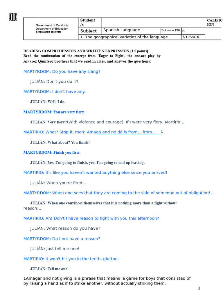 Geographical Varieties of Spanish Language | PDF | Spanish Language ...