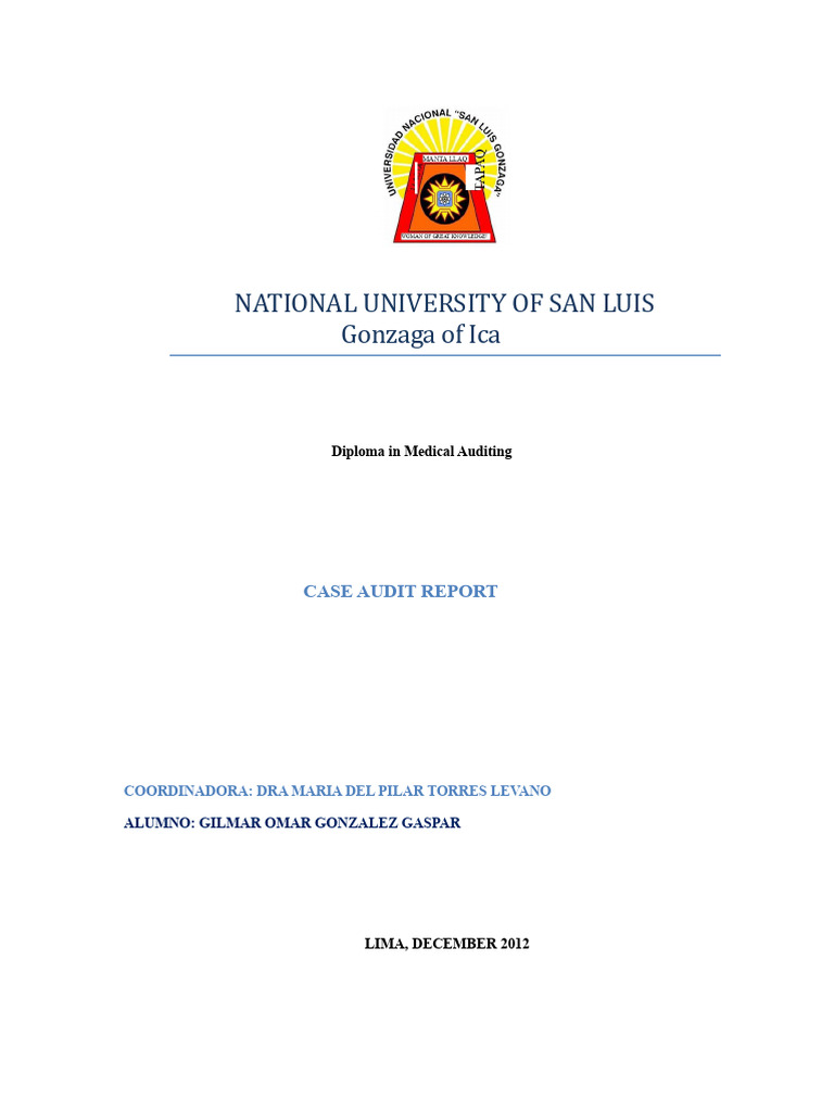Medical Audit Report: Patient AZJG Case | PDF | Medical Diagnosis ...