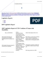 CTD 2007 Legistlative Report
