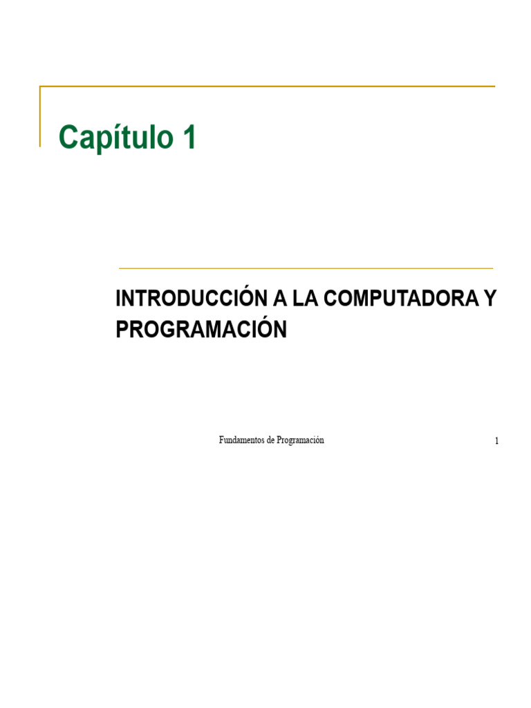 Fundamentos de Programación y Computación | PDF | Programación de ...
