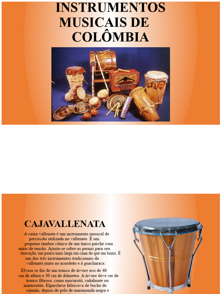 Instrumentos Musicais da Colômbia | PDF