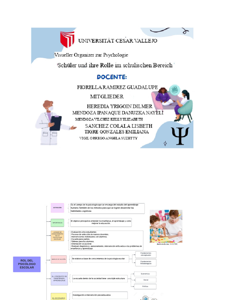 Visualer Organisator - Rol Des Schulpsychologen | PDF