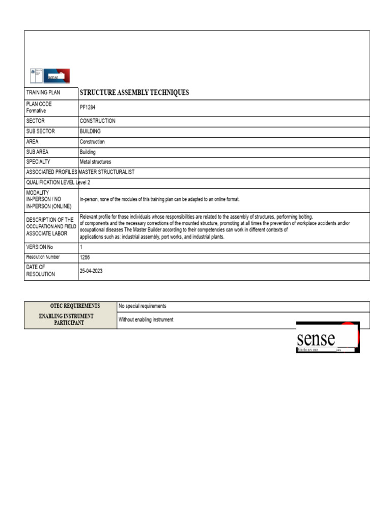 Construction Structure Assembly Training | PDF | Nut (Hardware ...
