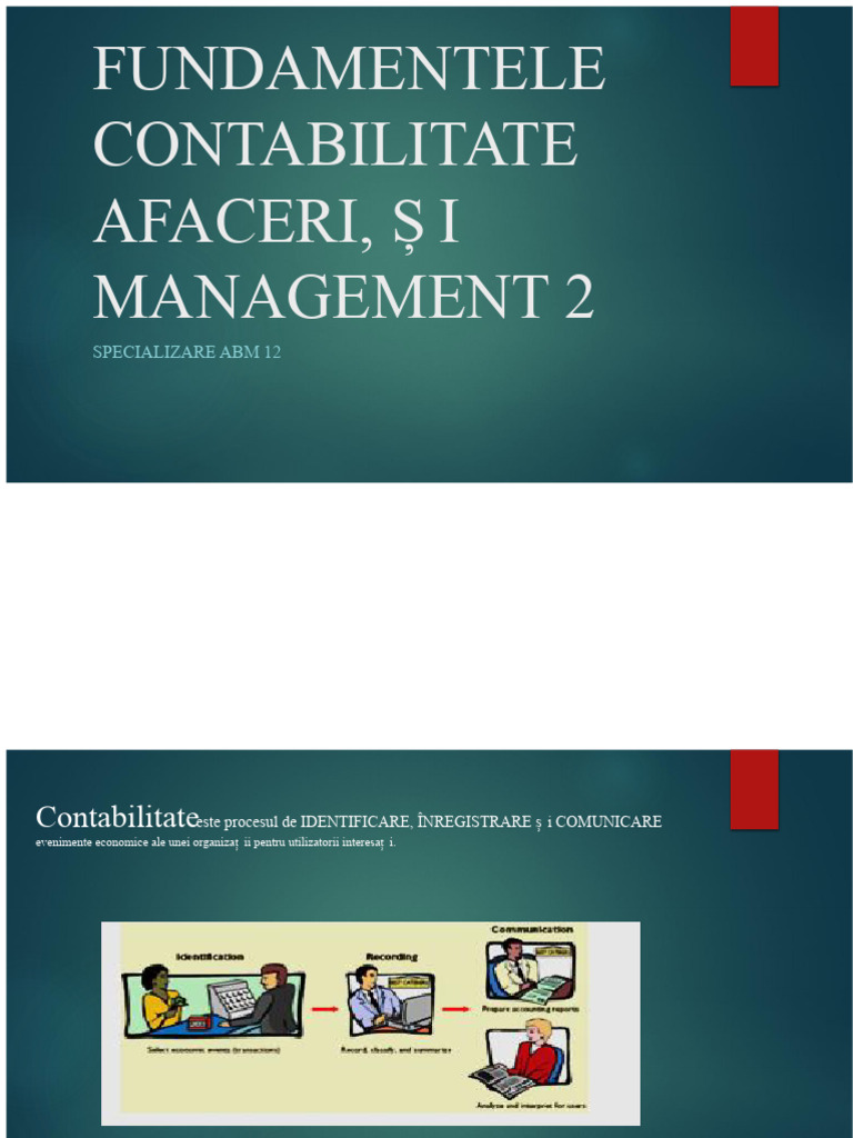 Powerpoint Jurnal Registru Si Bilant de Proba | PDF