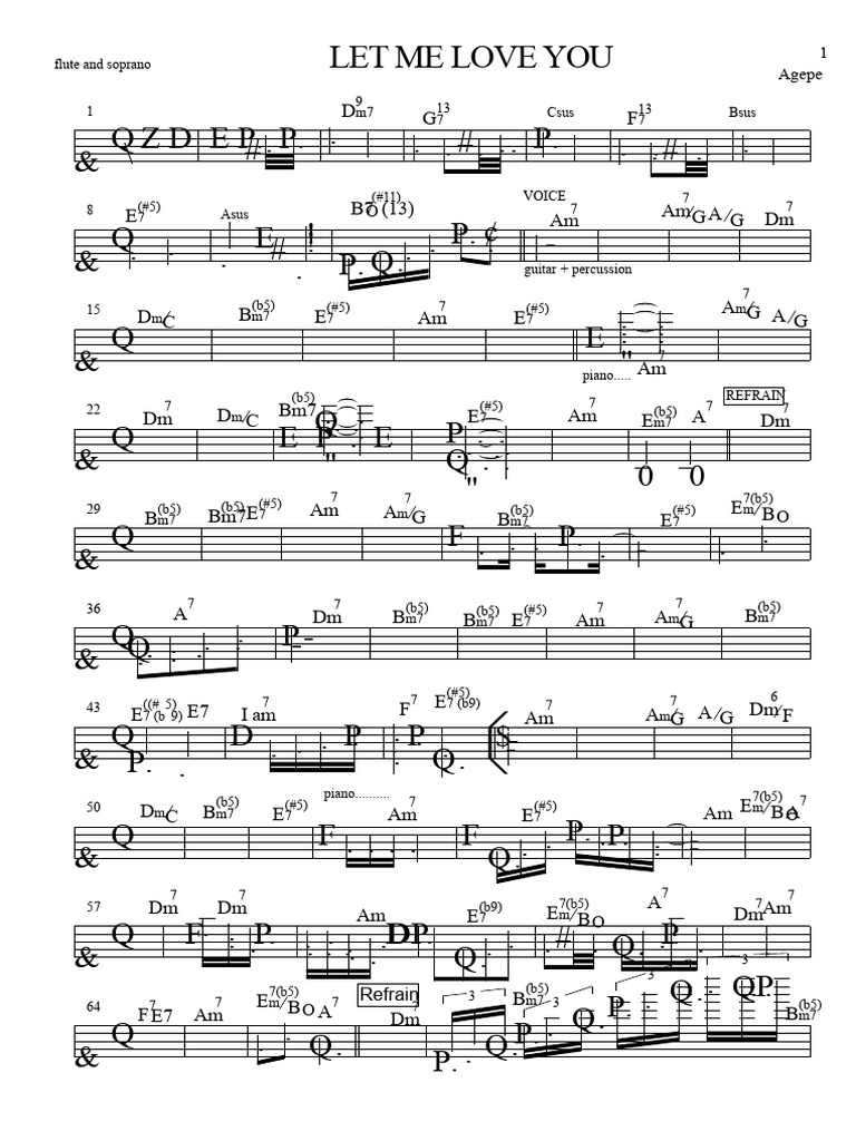 Flute and Soprano Sheet Music | PDF