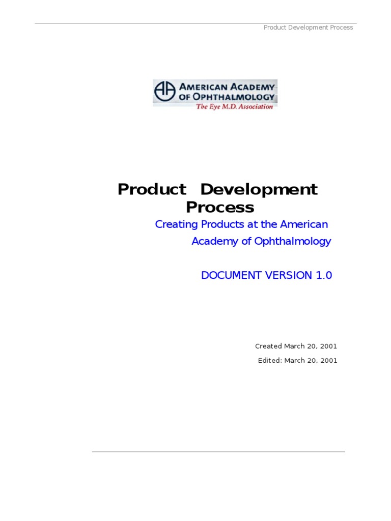 Product Development Process | PDF | Software Release Life Cycle ...