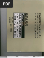 Download Kenmore Sewing Machine Manual 38518830 by Mark Etheridge SN9712736 doc pdf
