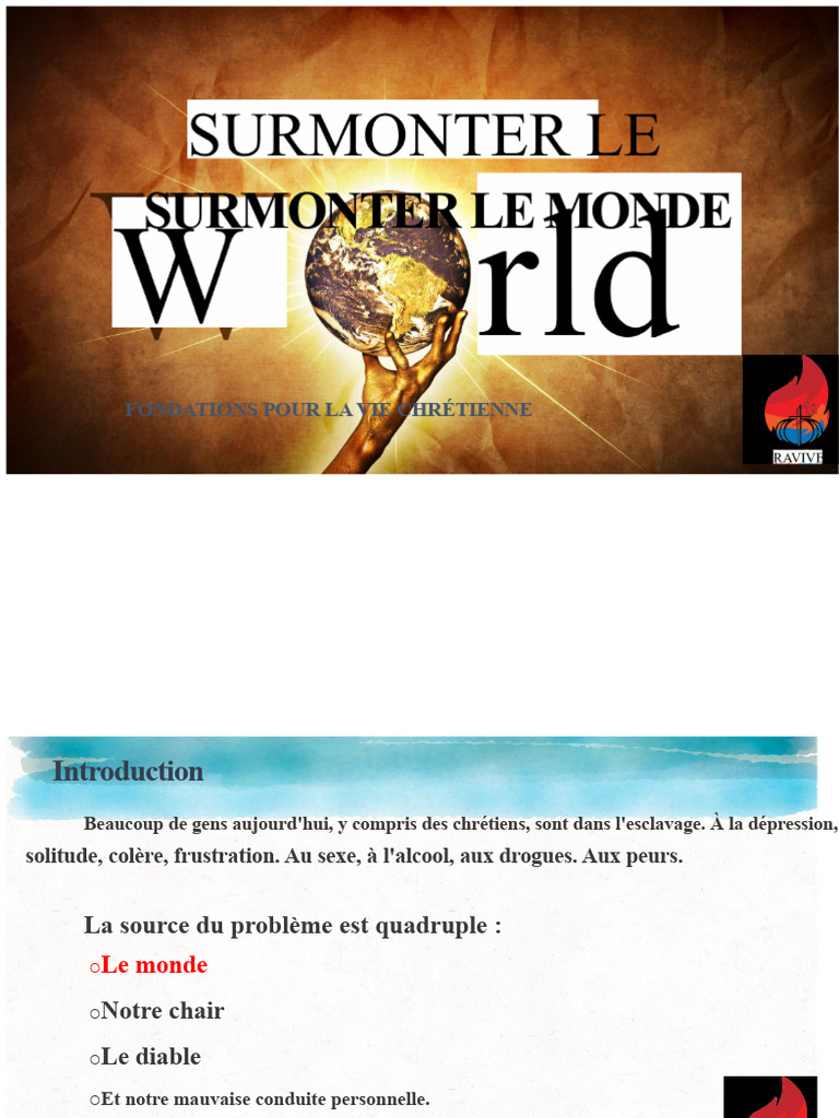 Comprendre le Monde et la Foi Chrétienne | PDF | Dieu | Vérité