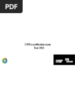 CSWP Segment 3 Practice Exam Guide | PDF