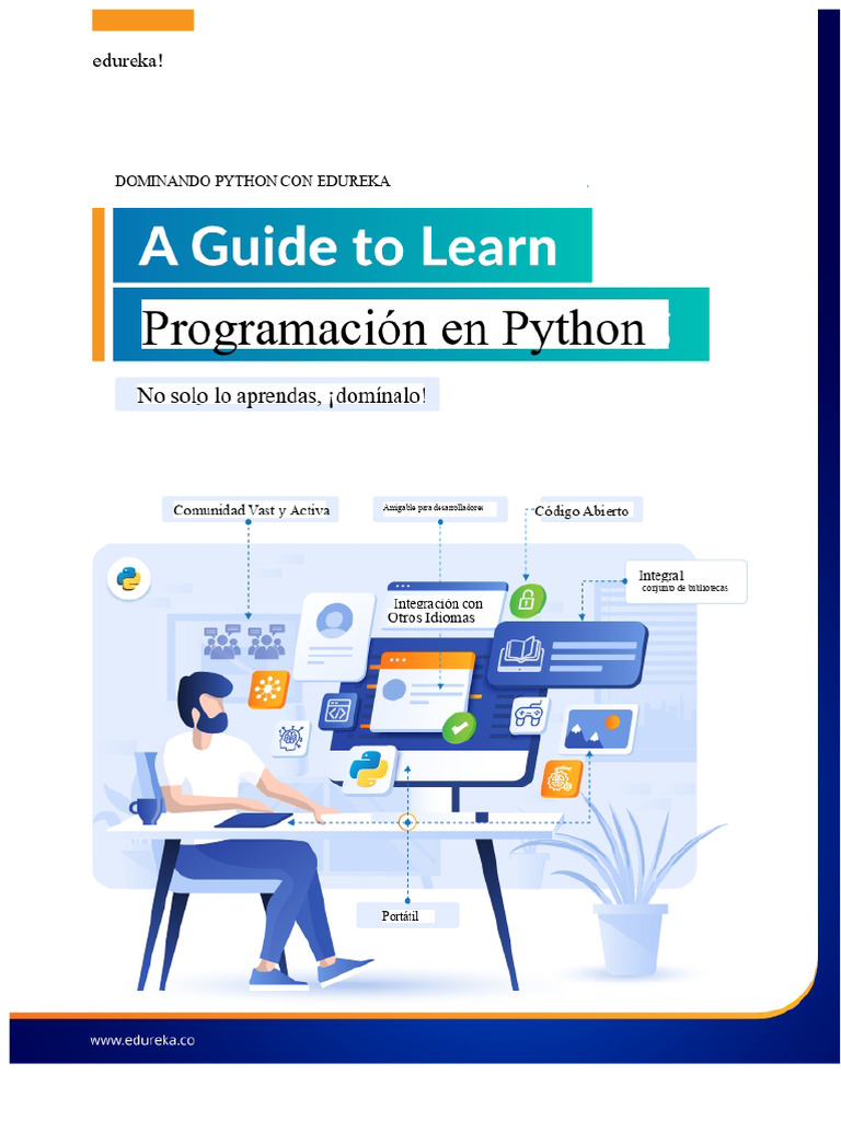 Maestría en Python: Guía Completa Edureka | PDF | Python (lenguaje de ...