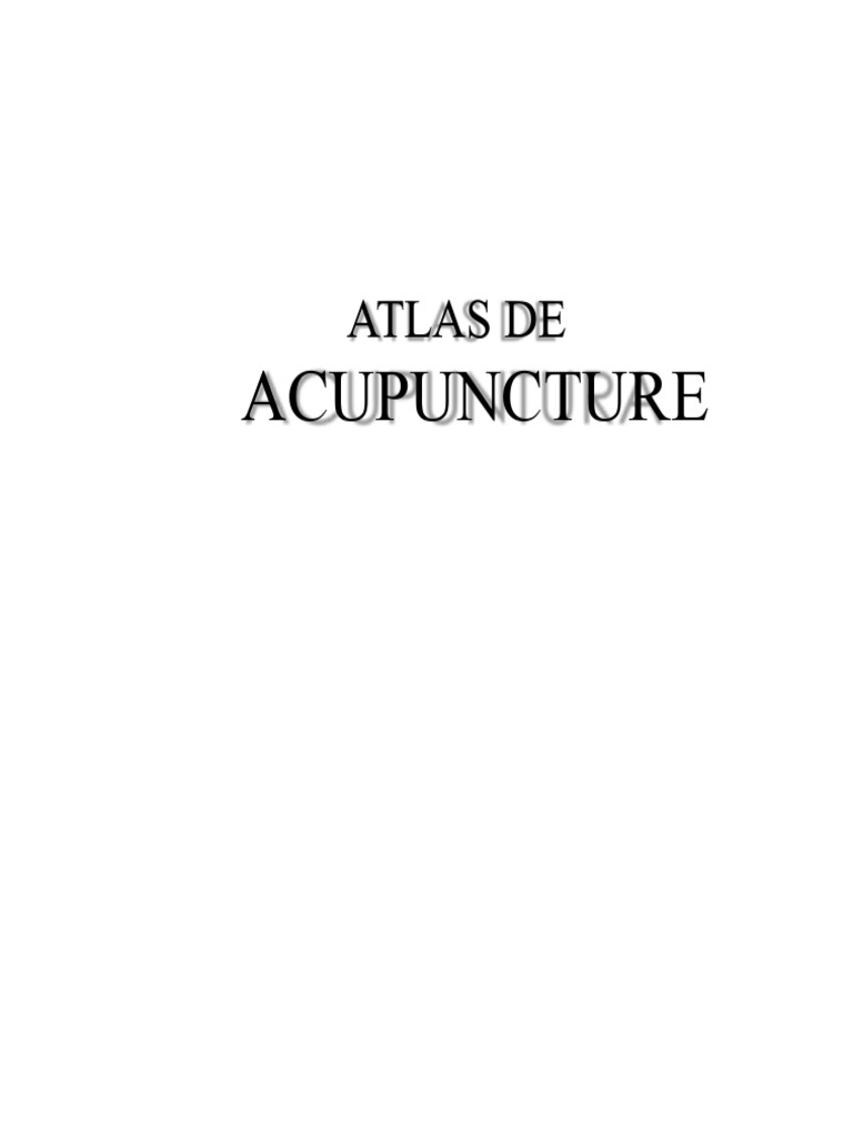 Atlas des Points d'Acupuncture | PDF | Genou | Main
