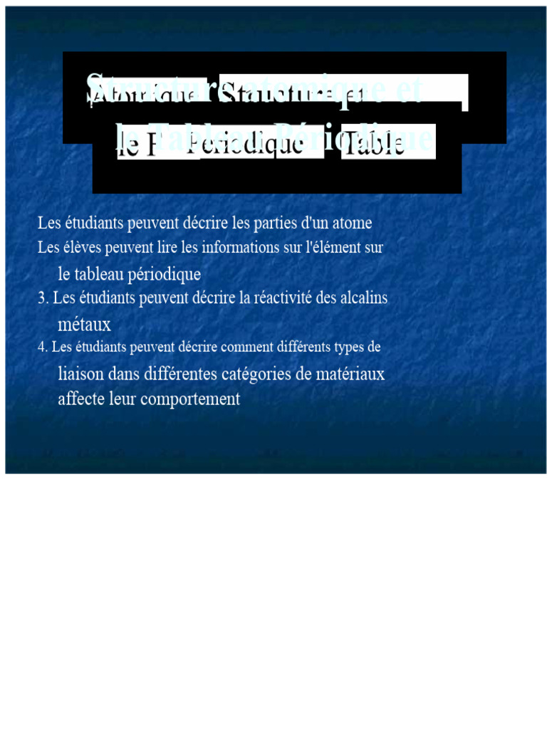 Structure atomique et liaisons chimiques | PDF | Liaison chimique | Atomes