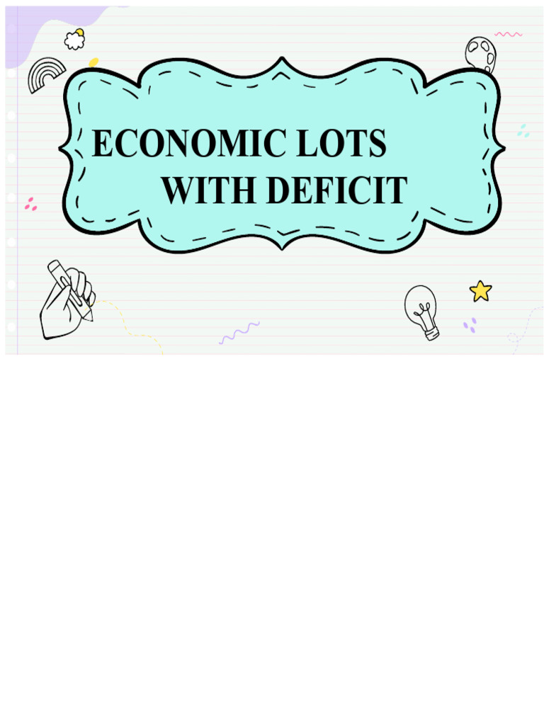 Economic Lots With Deficit | PDF | Demand | Economic Surplus