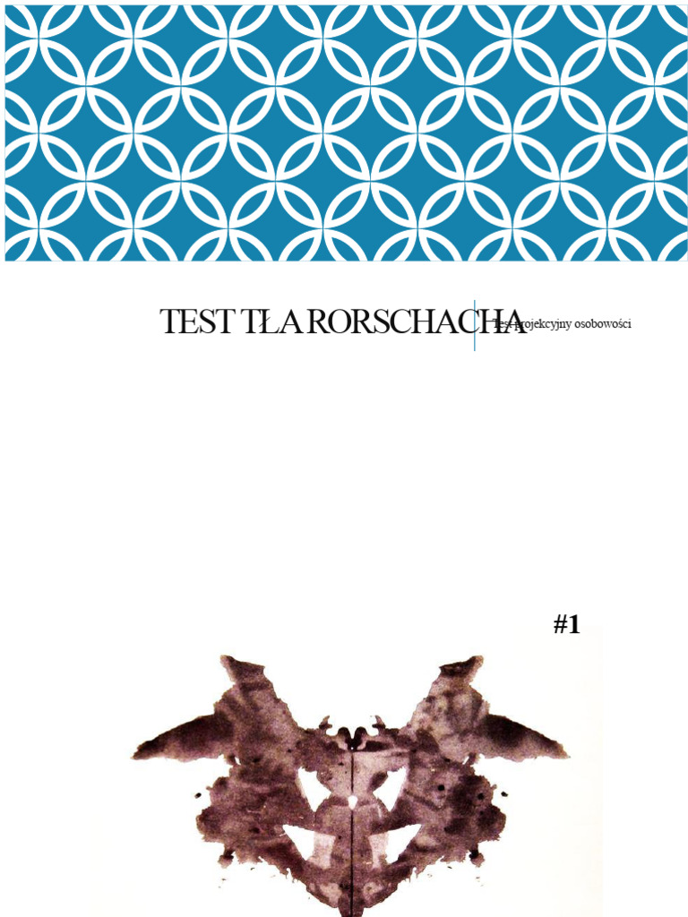 Test Plam Atramentowych Rorschacha | PDF