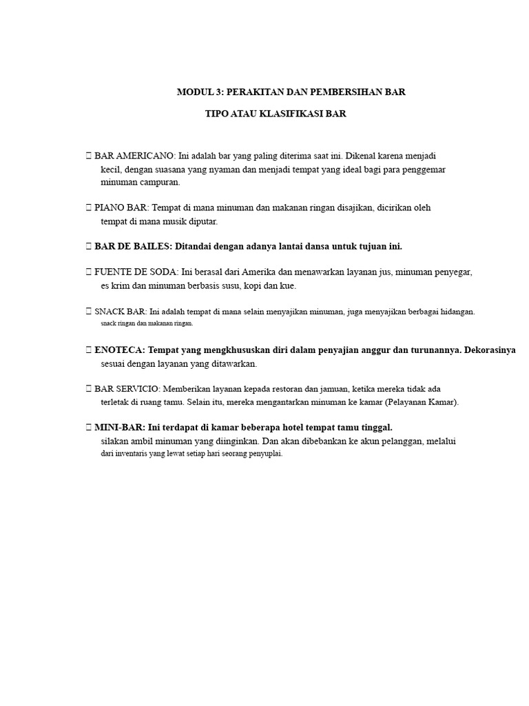 Modul 3 Perakitan Dan Pembahasan Bar | PDF