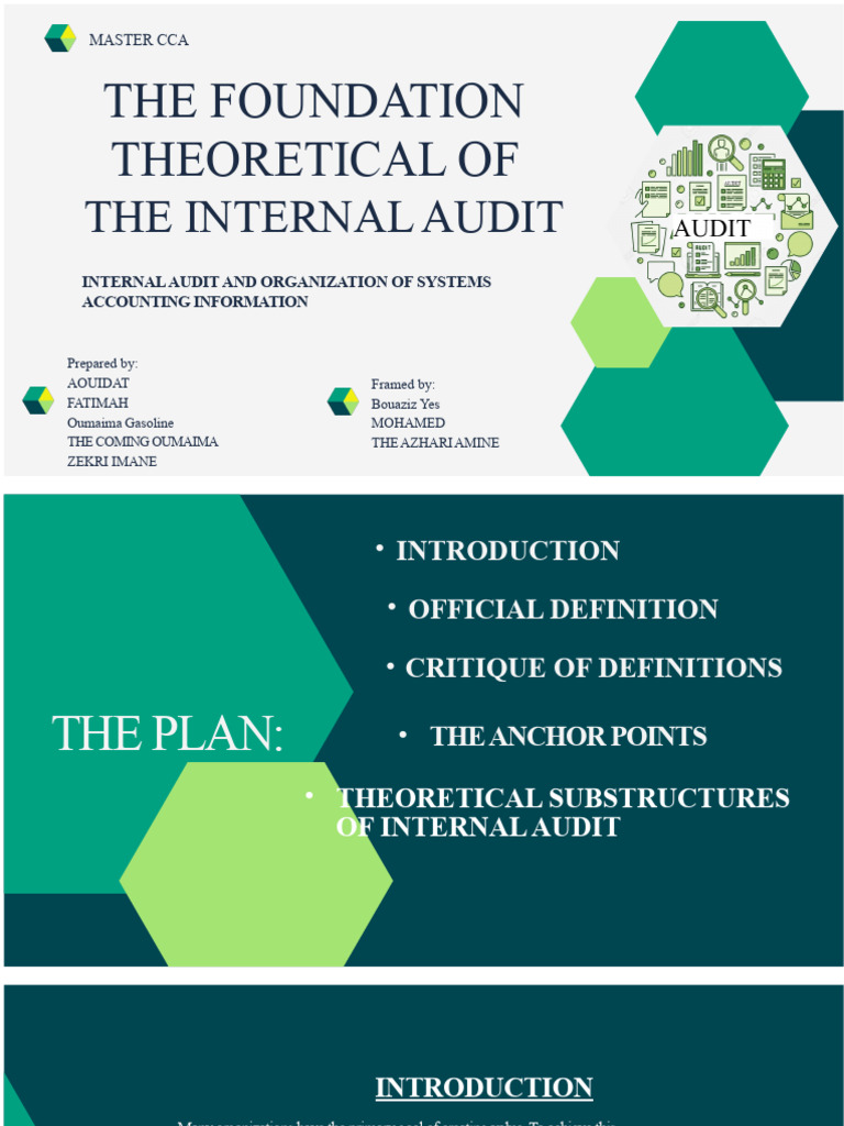 The Theoretical Foundation of Internal Audit | PDF | Internal Audit | Audit