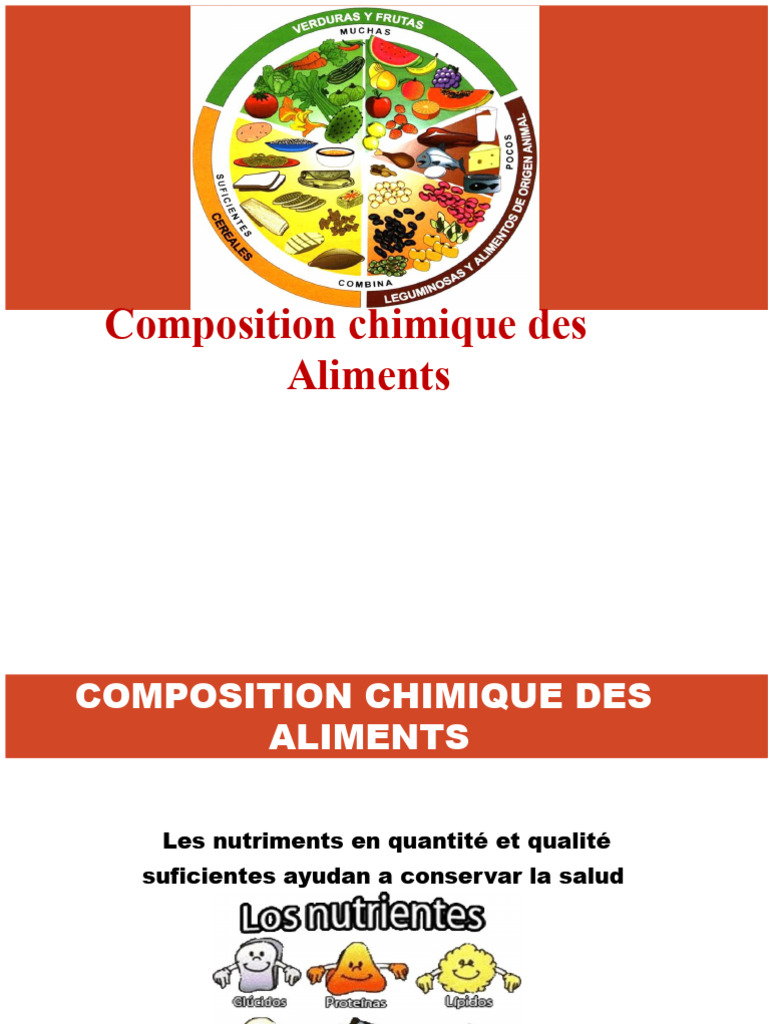 Composition chimique des aliments | PDF | Vitamine | Nutriments
