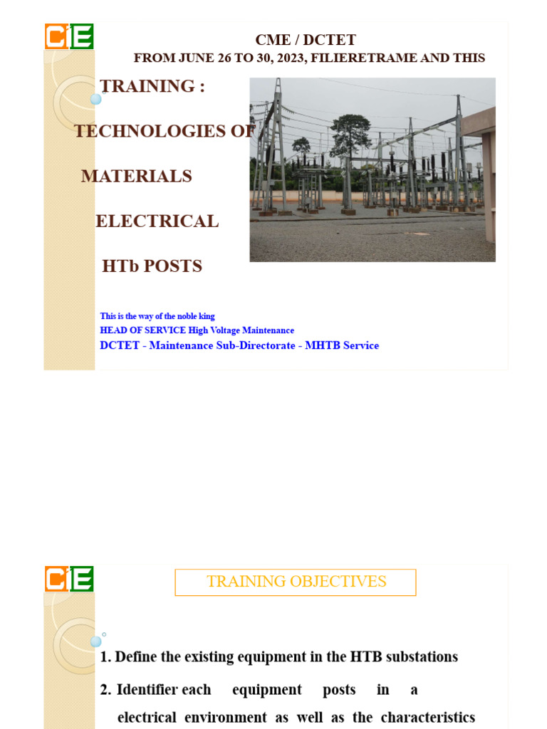 High Voltage Substation Training Overview | PDF | Transformer ...