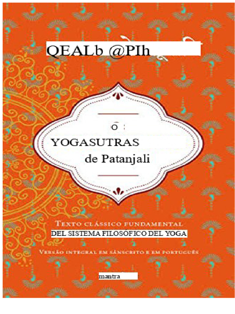 Los Yoga Sutras de Patanjali | PDF