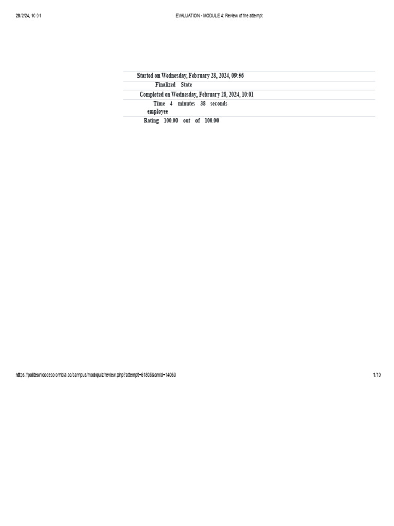 Module 4 Evaluation Review Summary | PDF