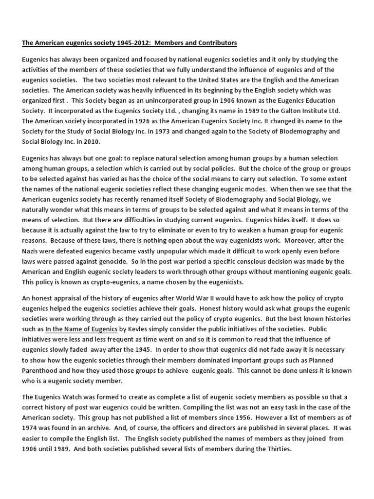 Define eugenics picture