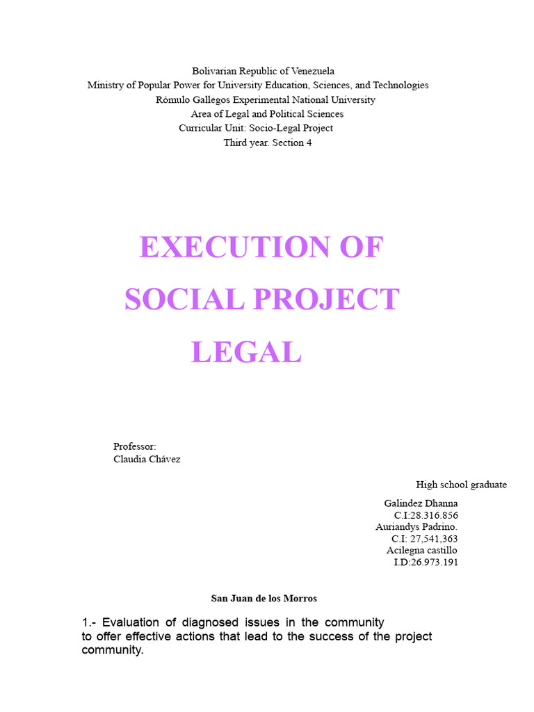 Analyzing Community Problems Effectively | PDF | Project Management ...