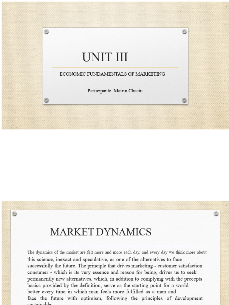 Unit Iii Economic Fundamentals of Marketing | PDF | Pricing | Prices