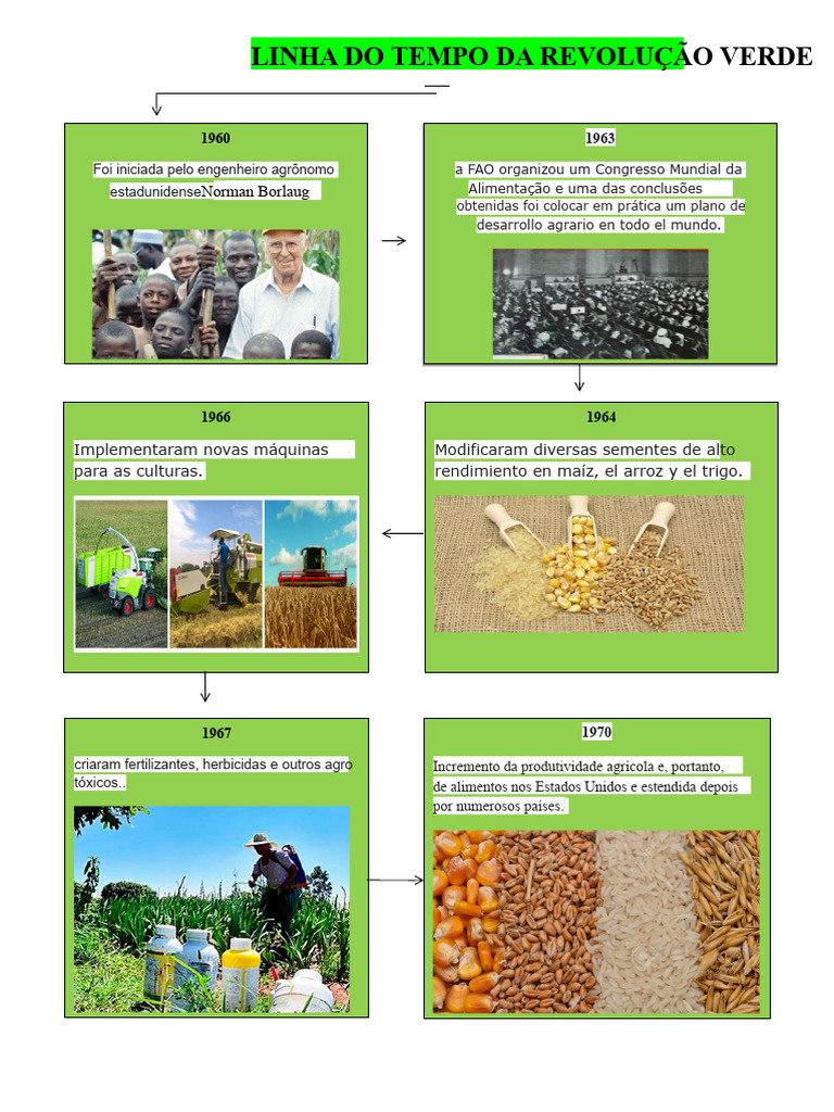 Linha do Tempo da Revolução Verde | PDF