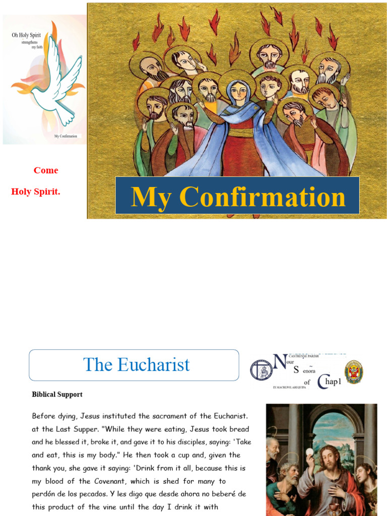 Understanding the Eucharist in Confirmation | PDF | Eucharist ...