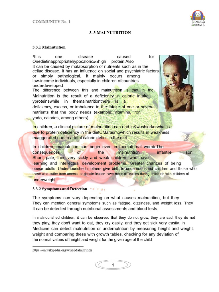 Understanding Malnutrition Causes and Effects | PDF | Malnutrition ...