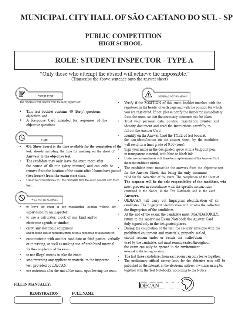 Test A student inspector | PDF | Earth | Earth's Magnetic Field