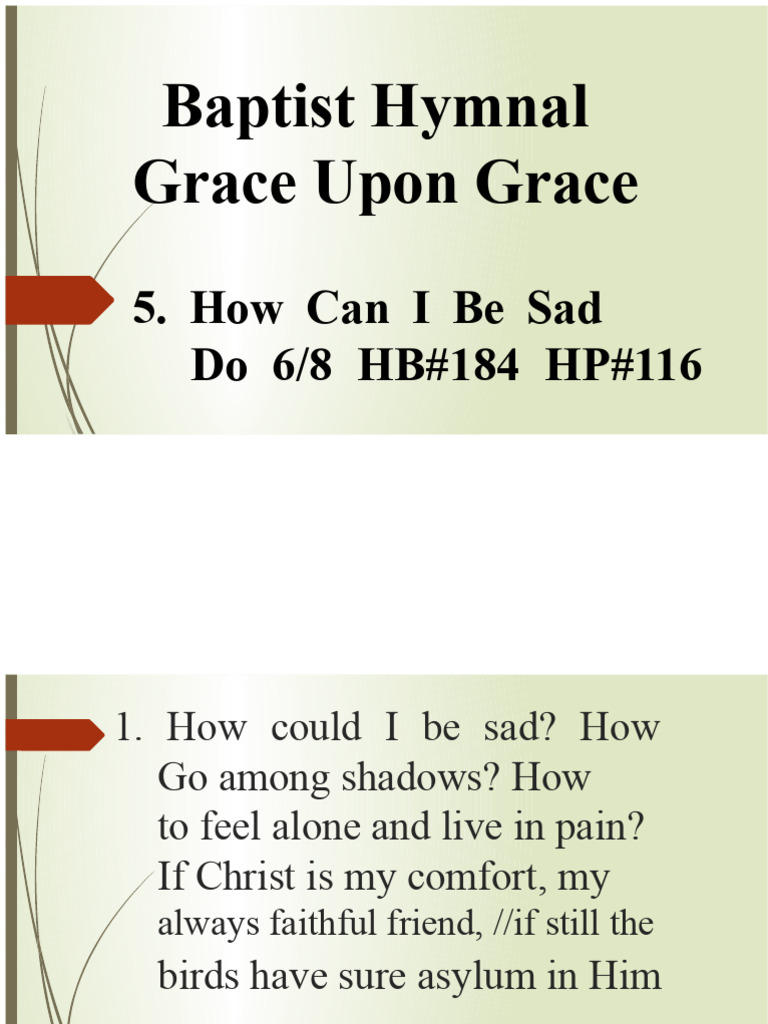 05 How Could I Be Sad | PDF