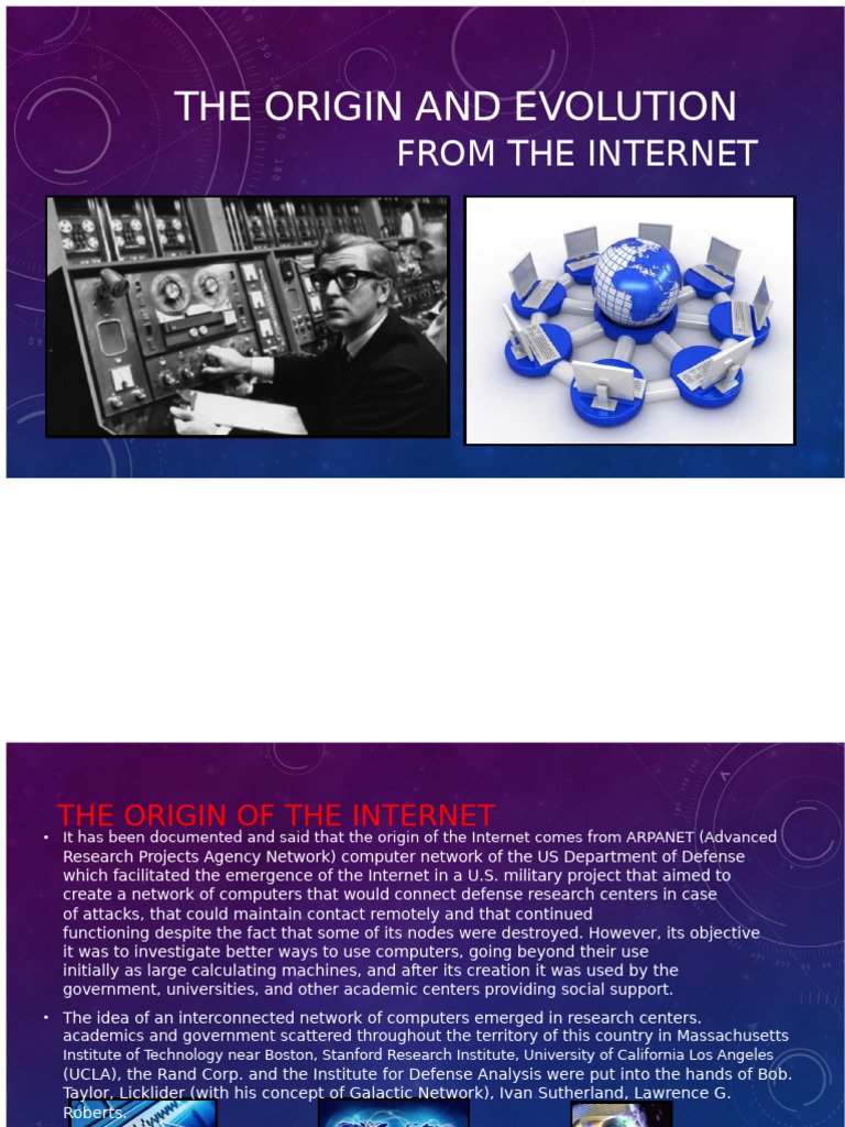 The Origin and Evolution of the Internet | PDF | Internet | World Wide Web