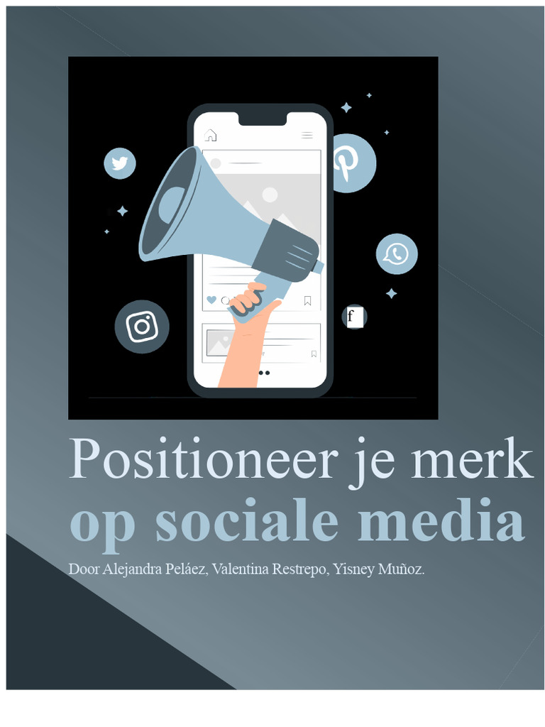 Positioneer Je Merk Op Sociale Media | PDF