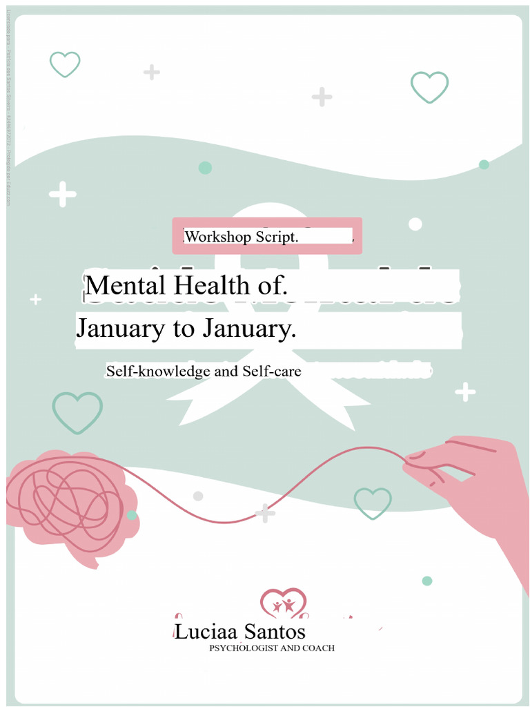 Mental Health Workshop Activities Guide | PDF | Psychological ...