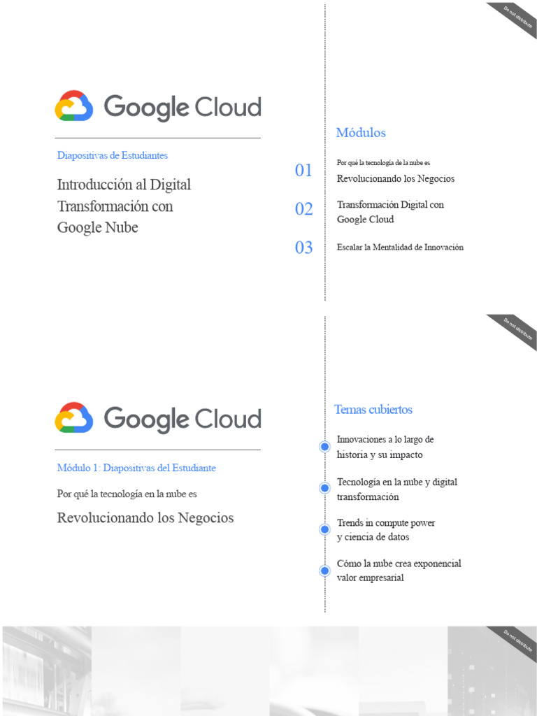 Transformación Digital con Google Cloud | PDF | Computación en la nube ...