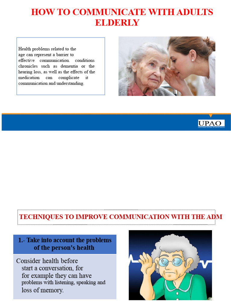 Effective Communication with Seniors | PDF