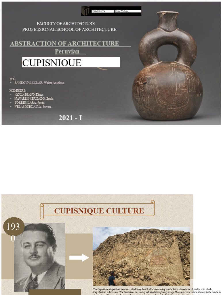 Cupisnique Culture | PDF | Peru