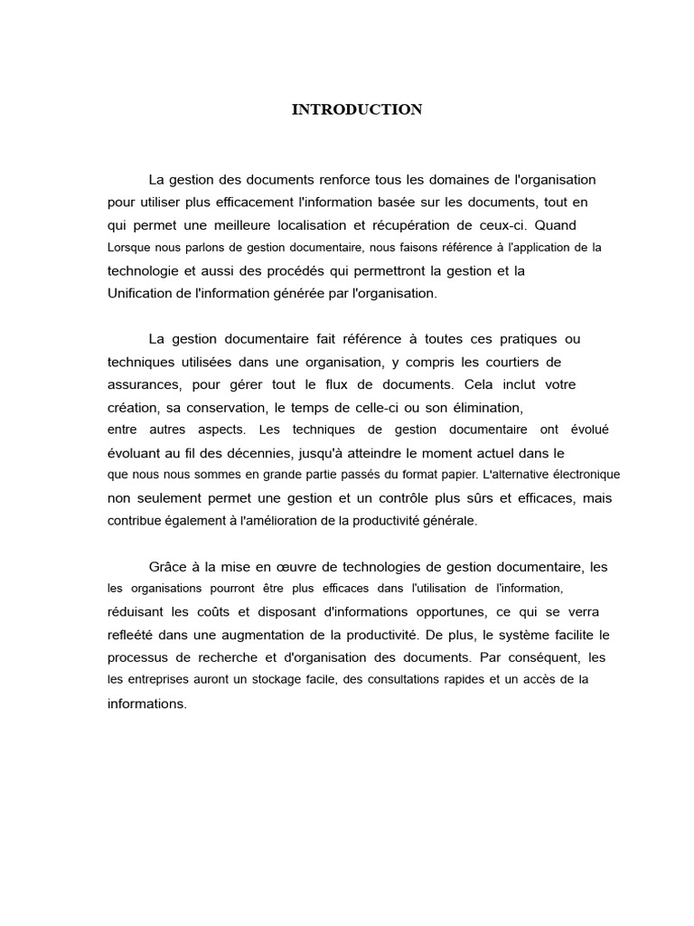 Gestion Documentaire et Types de Fichiers | PDF | Archives | La gestion ...
