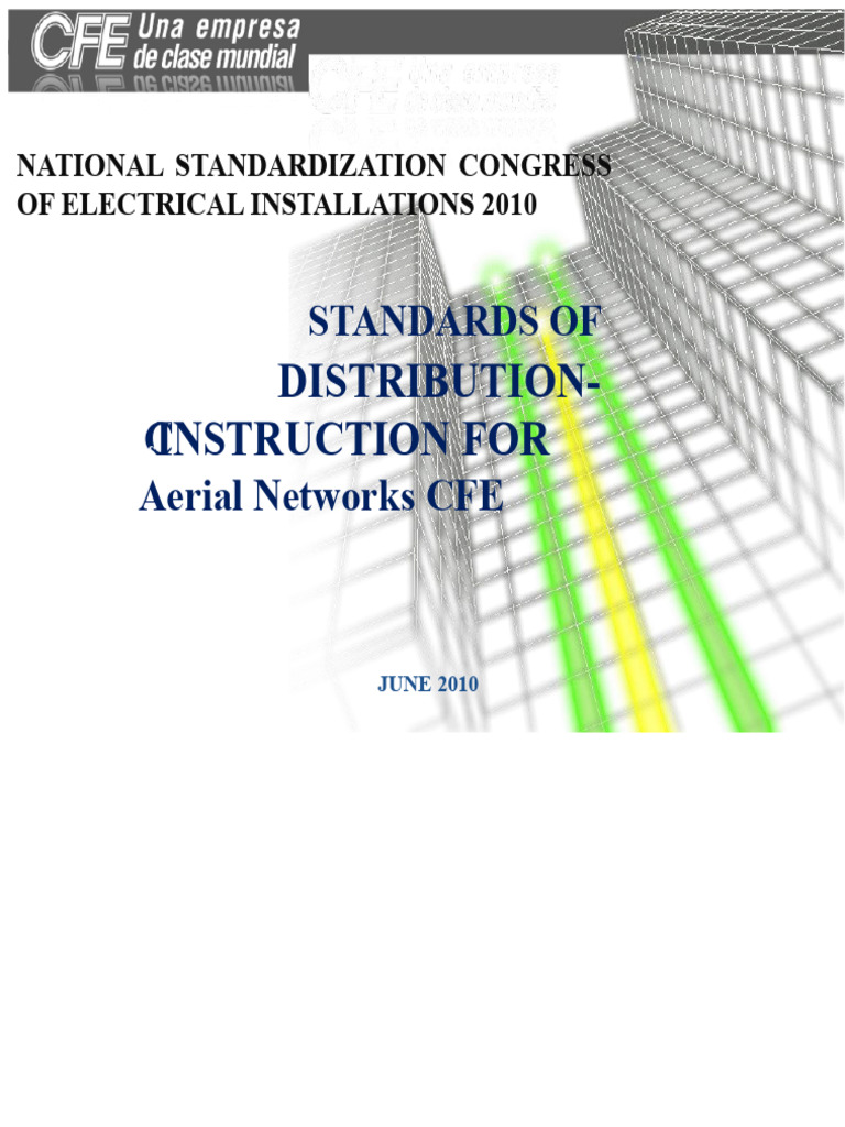 2010 Electrical Distribution Standards | PDF | Insulator (Electricity ...