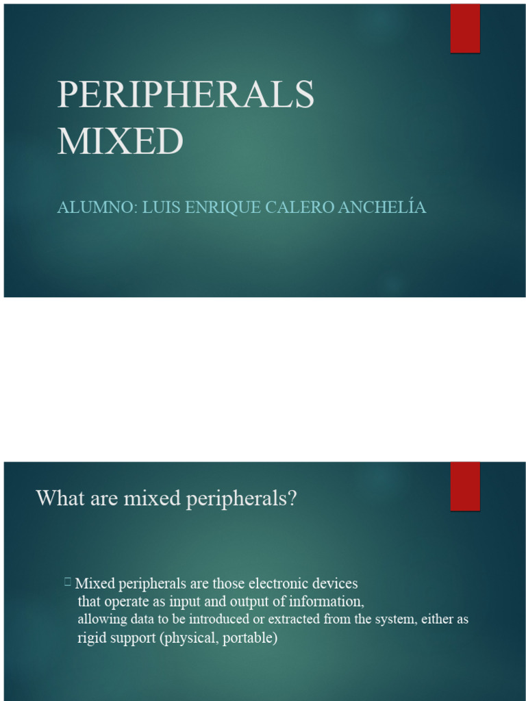 MIXED PERIPHERALS | PDF