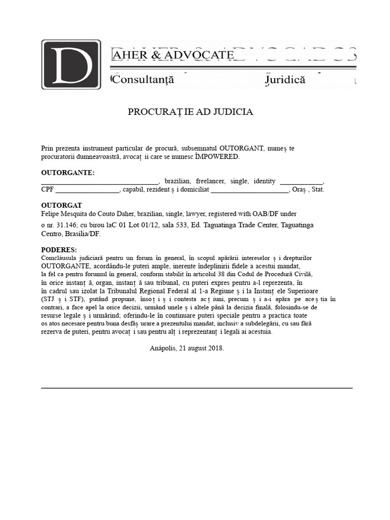 Model de Procură | PDF
